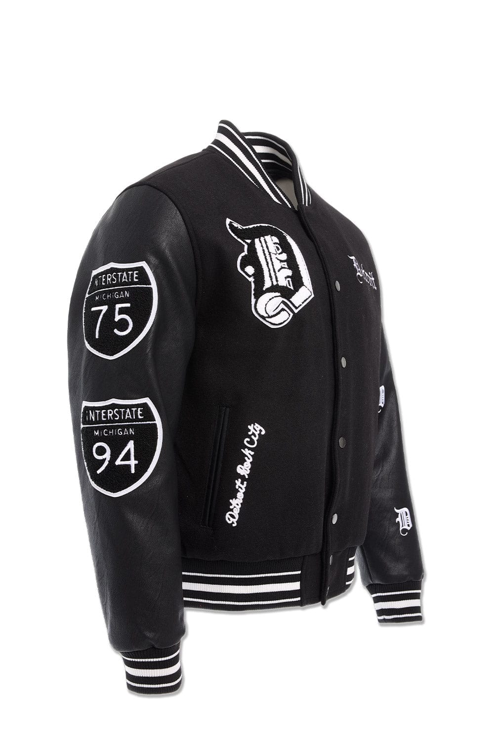 313 Varsity Jacket (Black) - Image 13