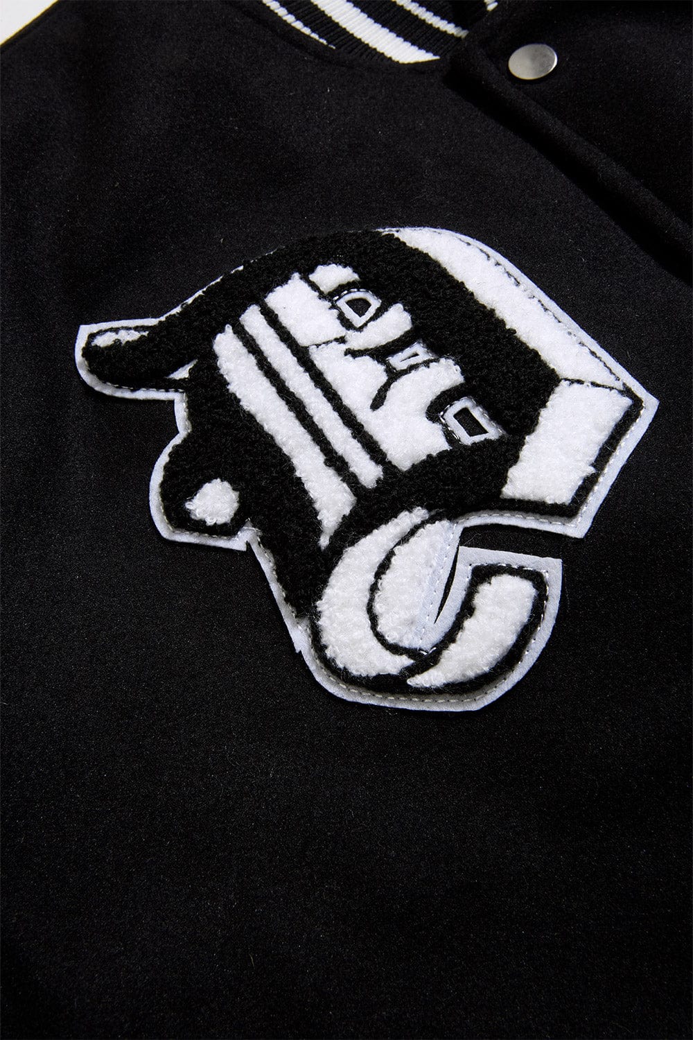 313 Varsity Jacket (Black) - Image 6