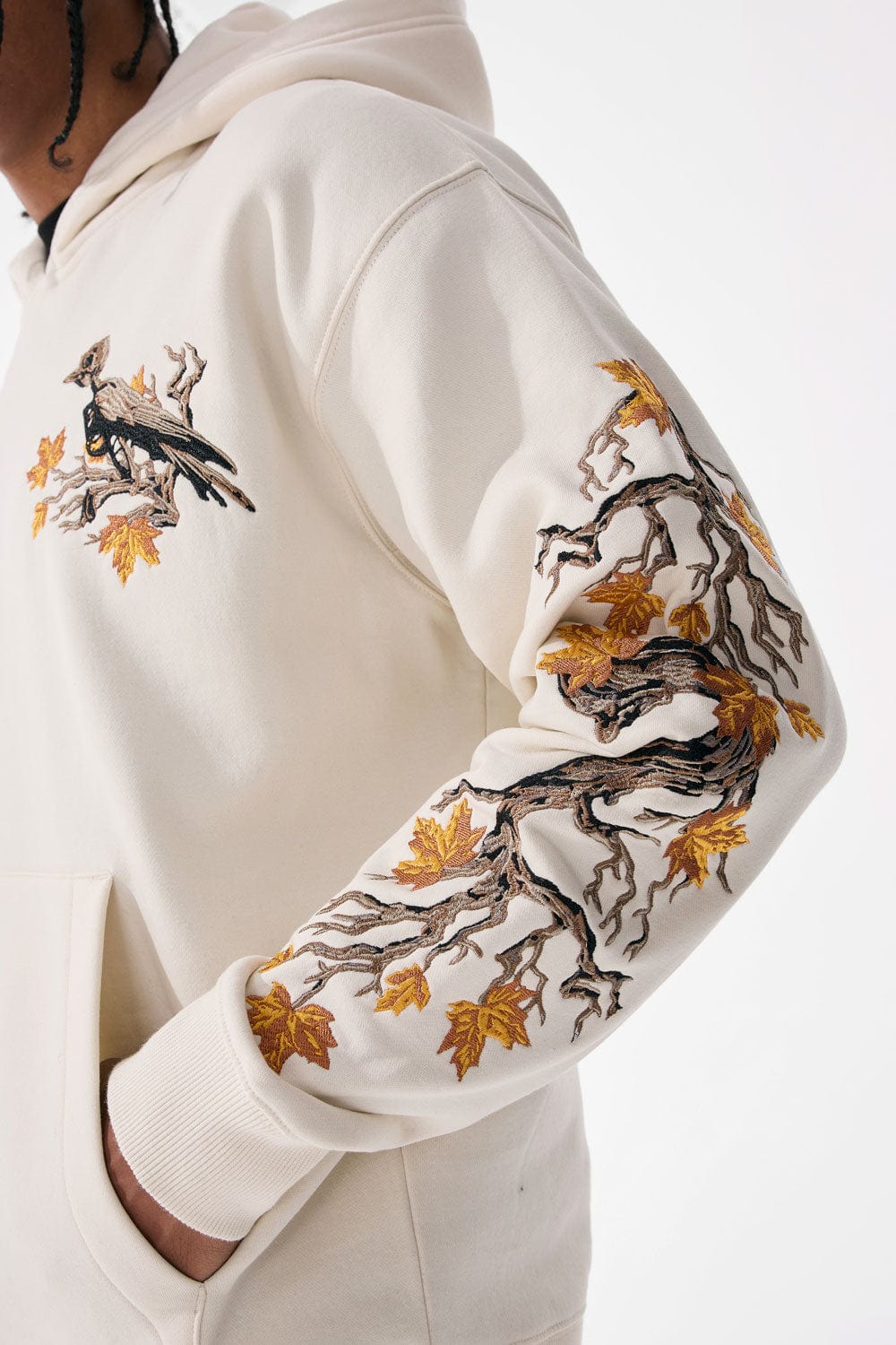 Aviary Pullover Hoodie (Bone) - Image 4