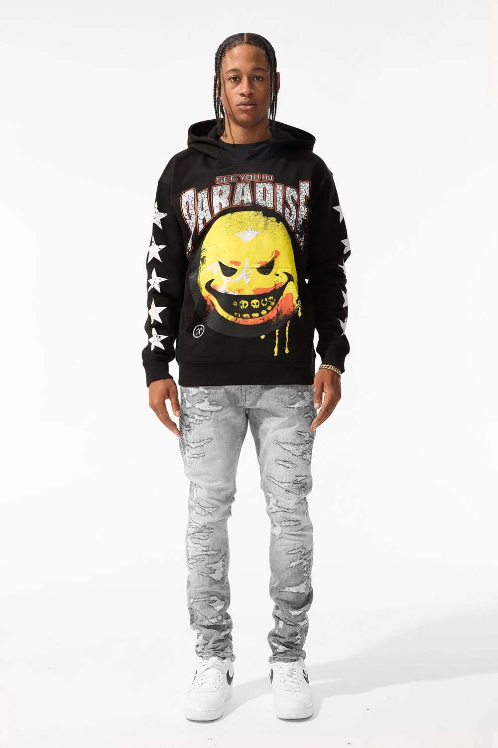 Bad Intentions Pullover Hoodie (Black) - Image 3