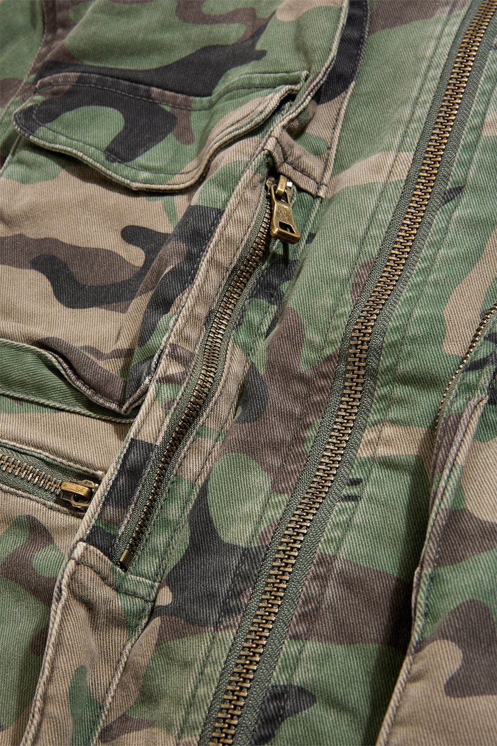 Camo Mercenary Bomber Jacket (Vintage Camo) - Image 5