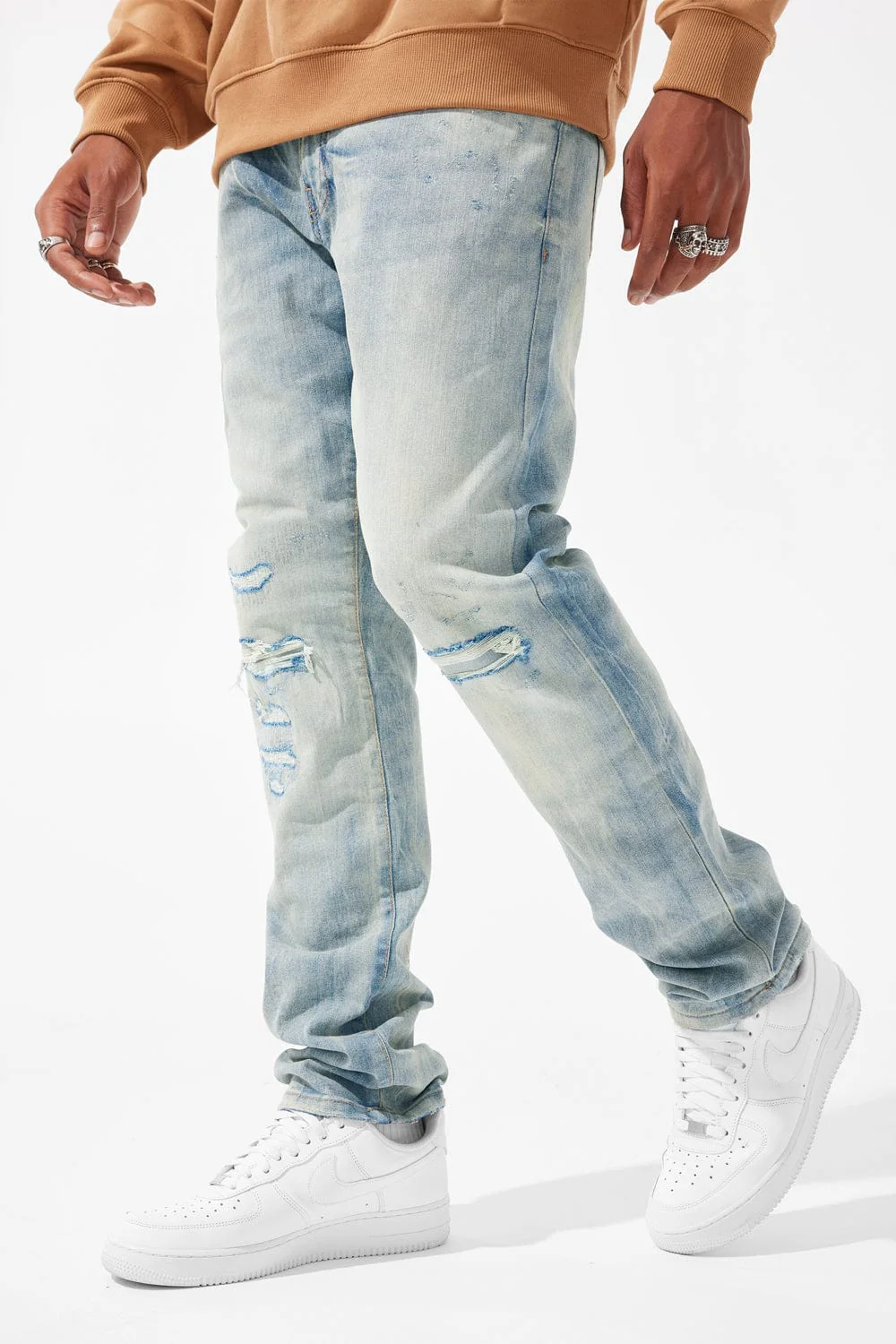 Straight Fit - Attitude Denim (Azure) - Collins Collection - Image 10
