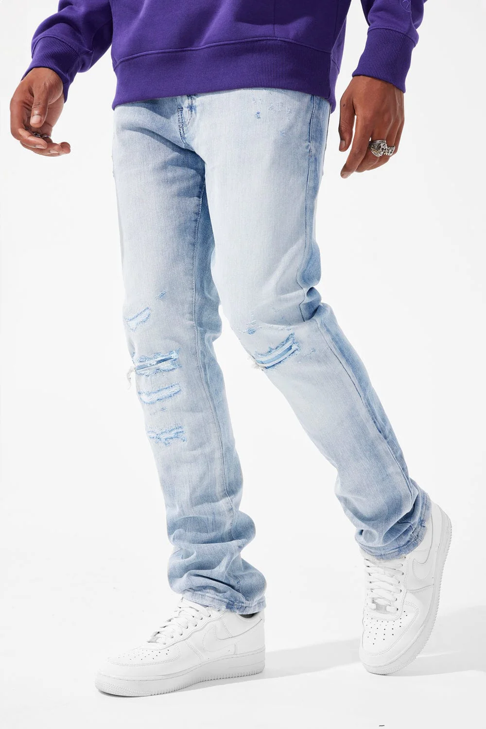Straight Fit - Attitude Denim (Azure) - Collins Collection - Image 4