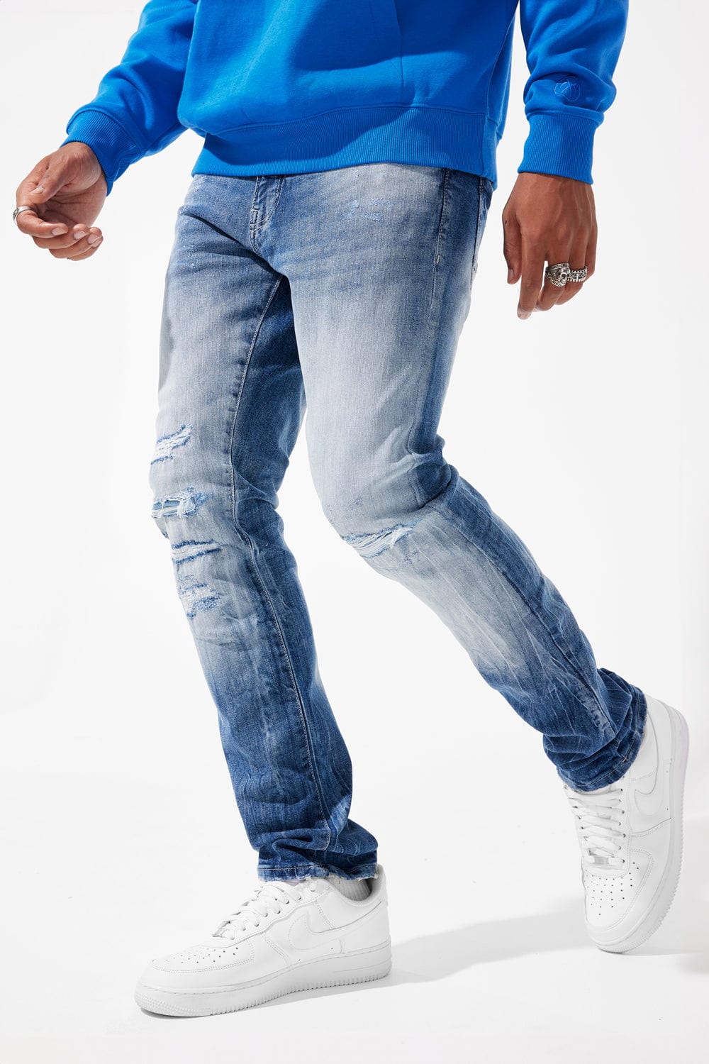 Straight Fit - Attitude Denim (Azure) - Collins Collection - Image 7