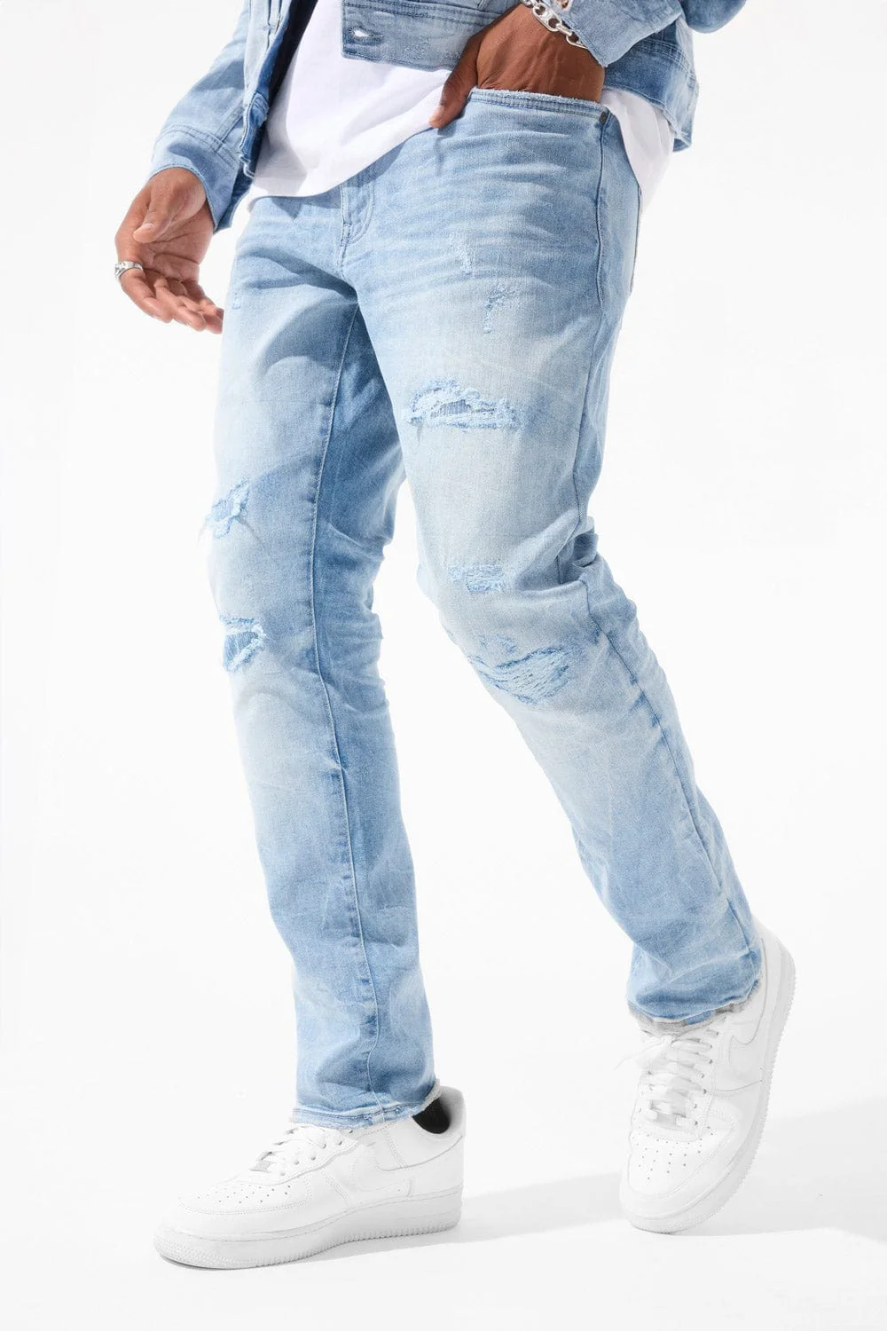 Straight Fit - Meadowlands Denim (Azure) - Collins Collection - Image 9
