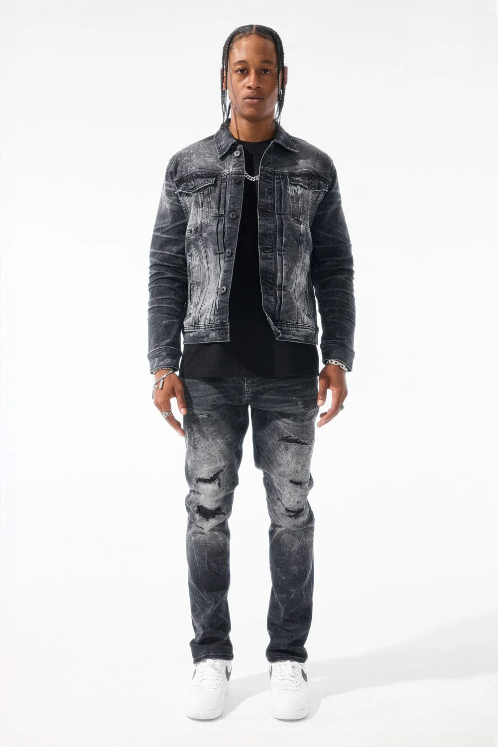 Straight Fit - Meadowlands Denim (Monochrome) - Collins Collection - Image 3