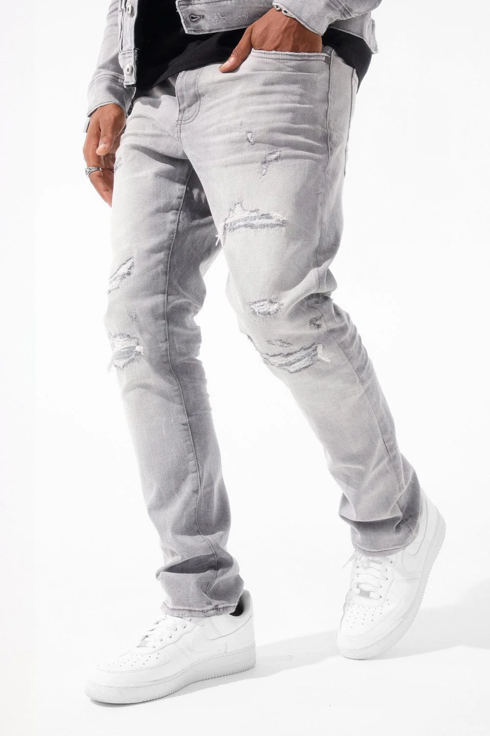 Straight Fit - Meadowlands Denim (Monochrome) - Collins Collection - Image 5