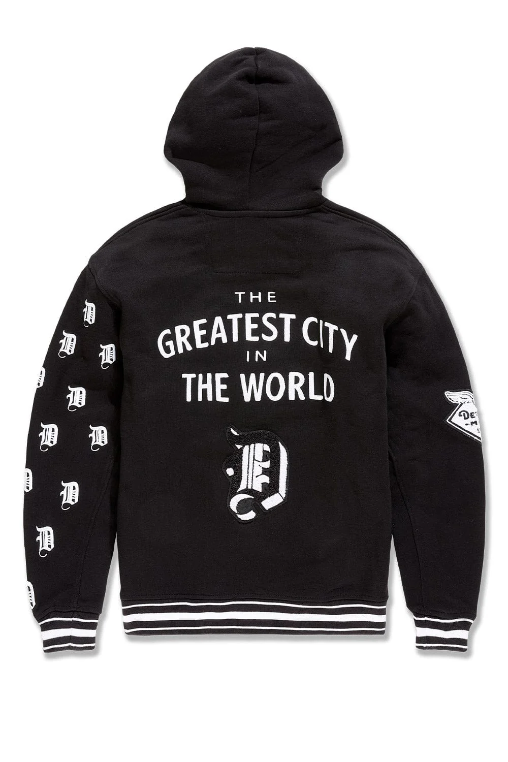 D-Town Pullover Hoodie (Black) - Image 10