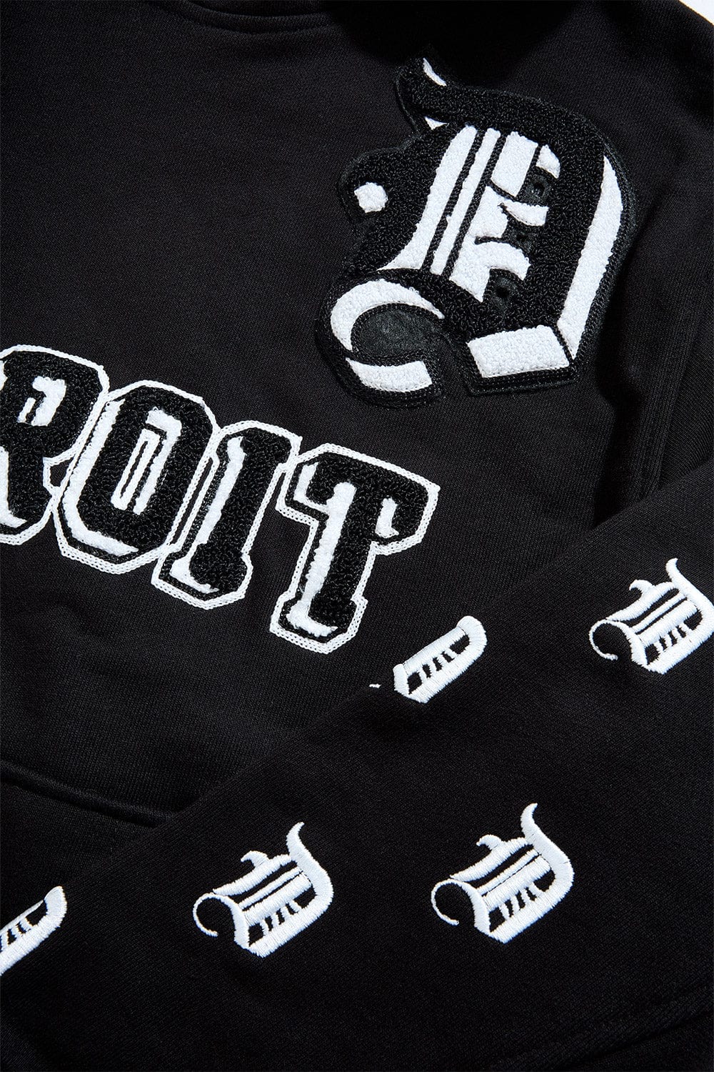 D-Town Pullover Hoodie (Black) - Image 7