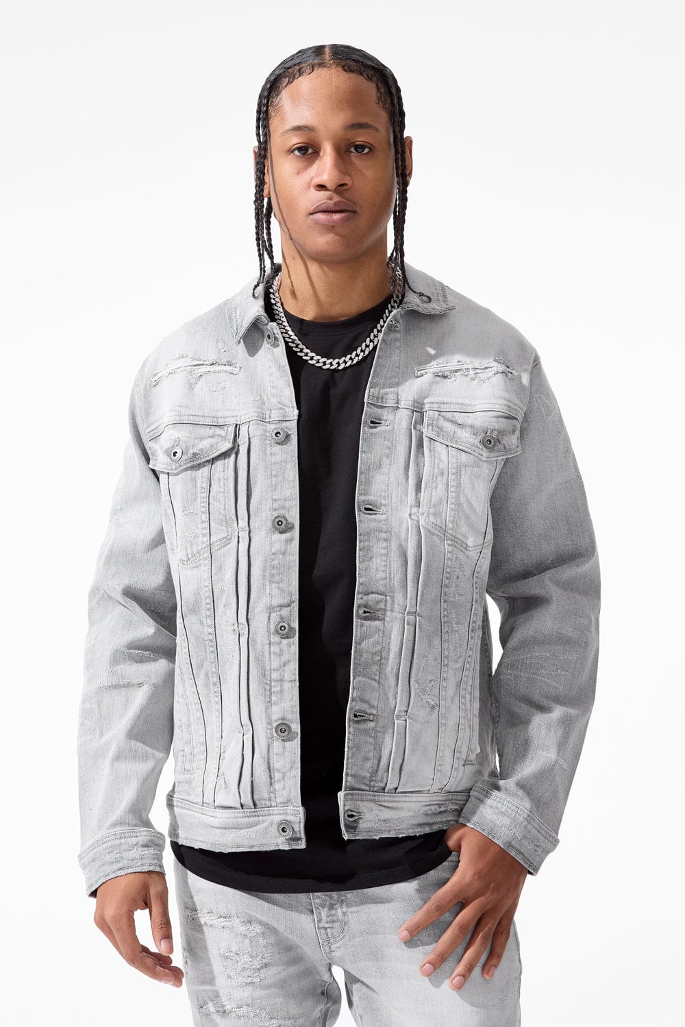 Hudson Denim Trucker Jacket - Image 13