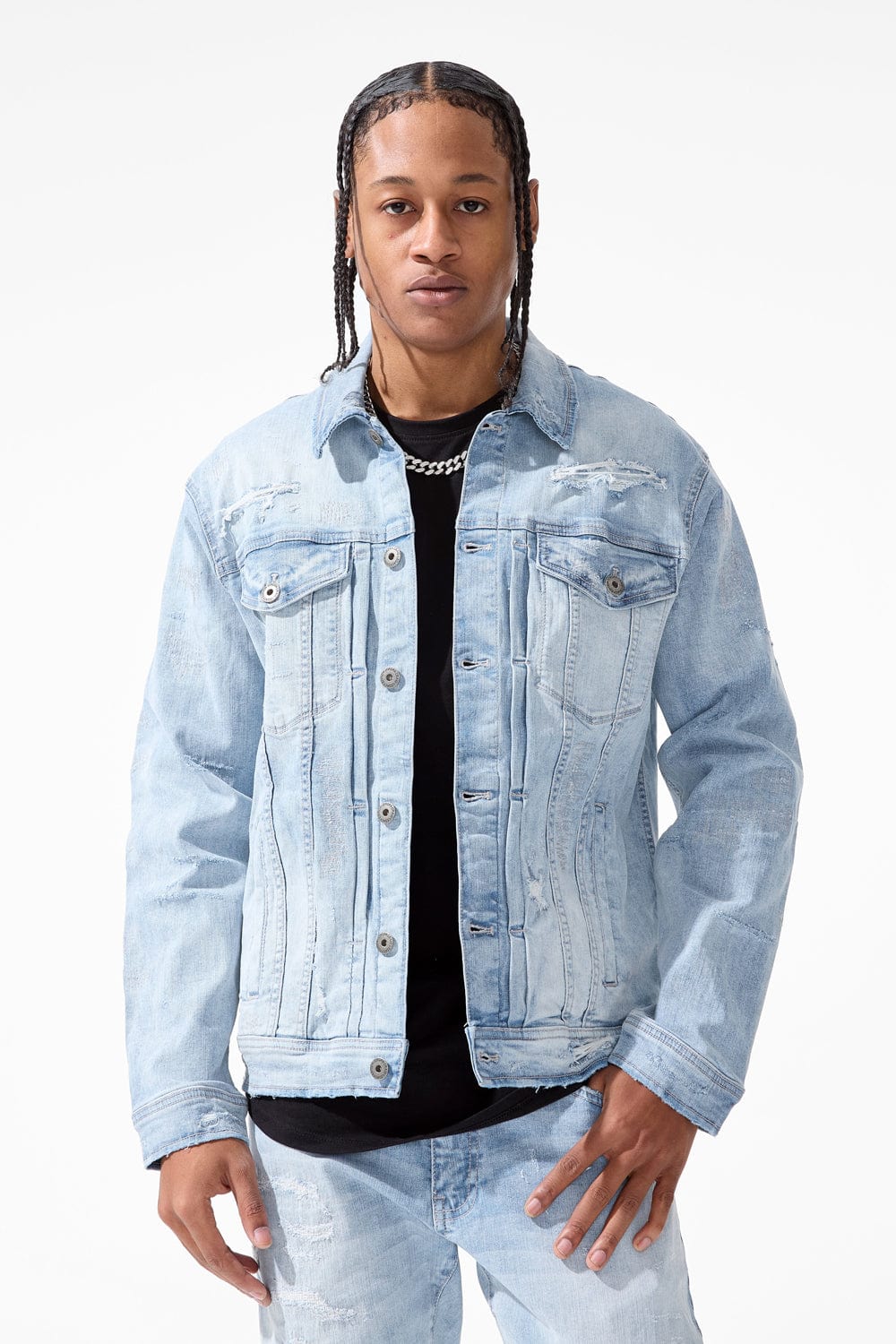 Hudson Denim Trucker Jacket - Image 17