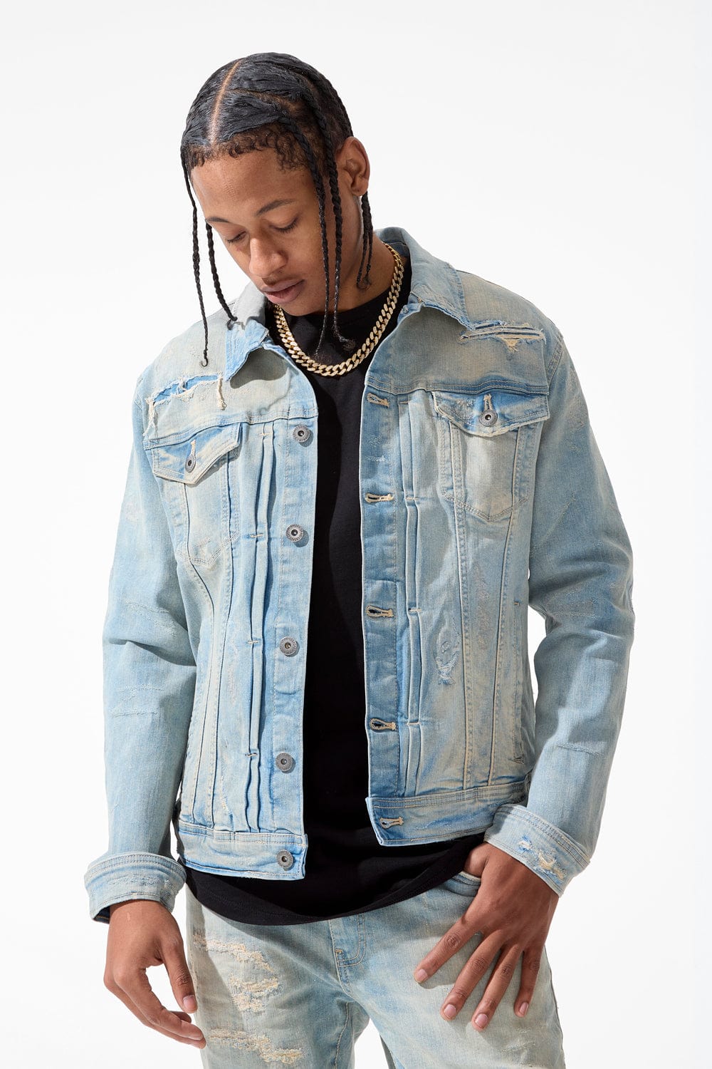 Hudson Denim Trucker Jacket - Image 5