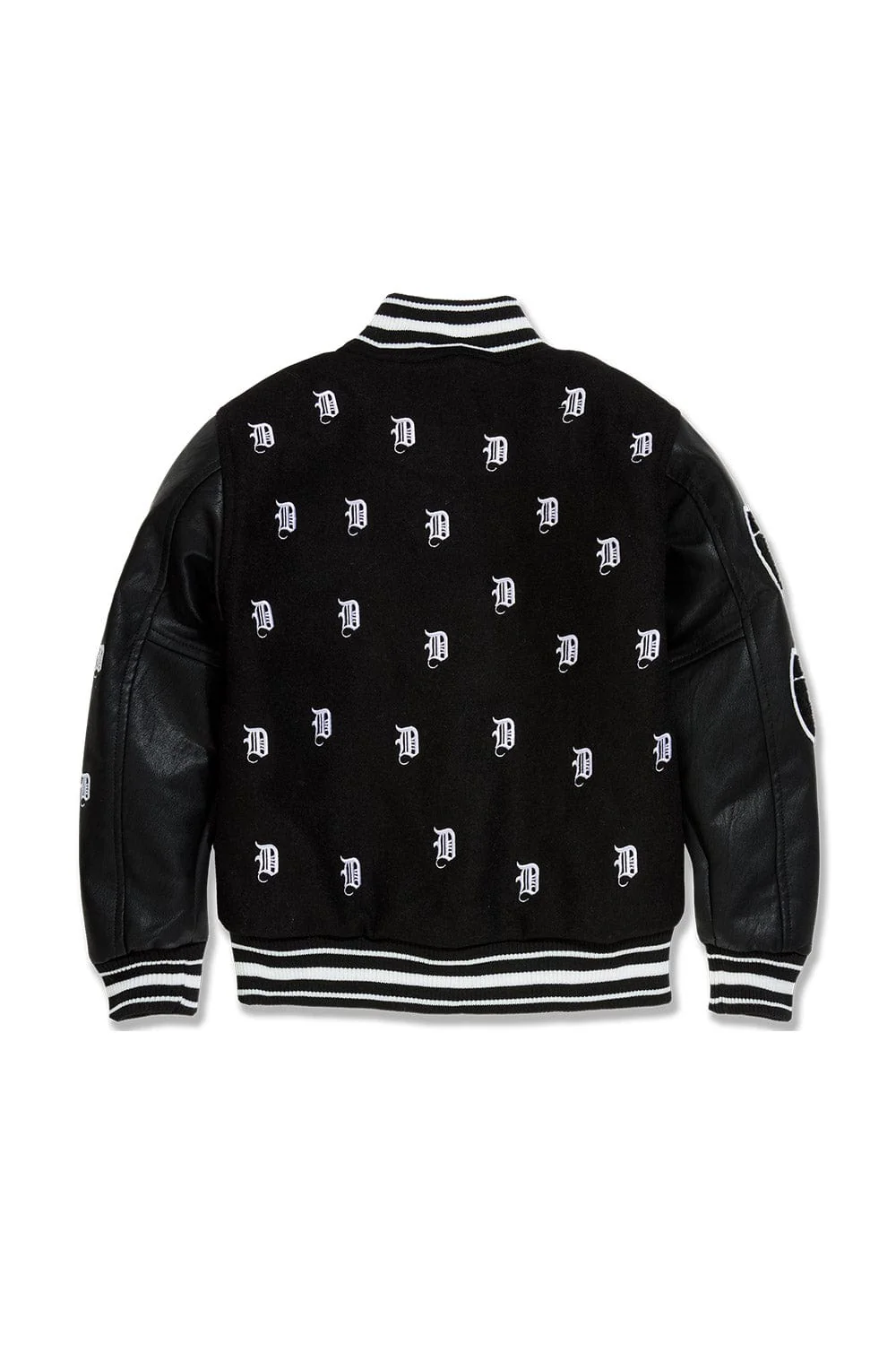 Kids 313 Varsity Jacket (Black) - Image 9