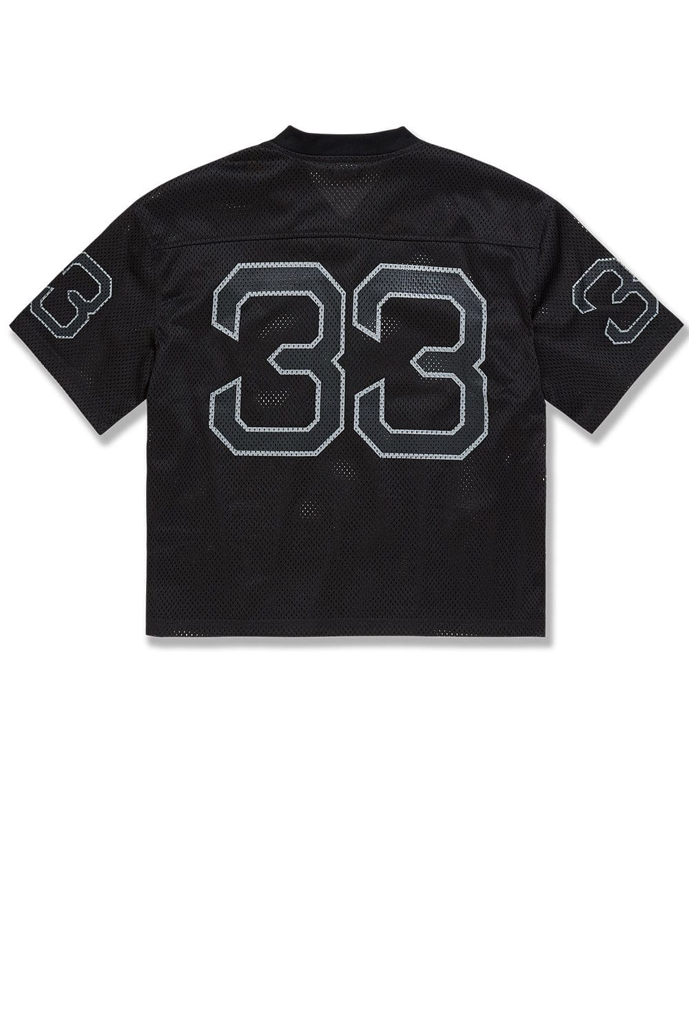 Kids 5 Borough Football Jersey (Black) - Image 8