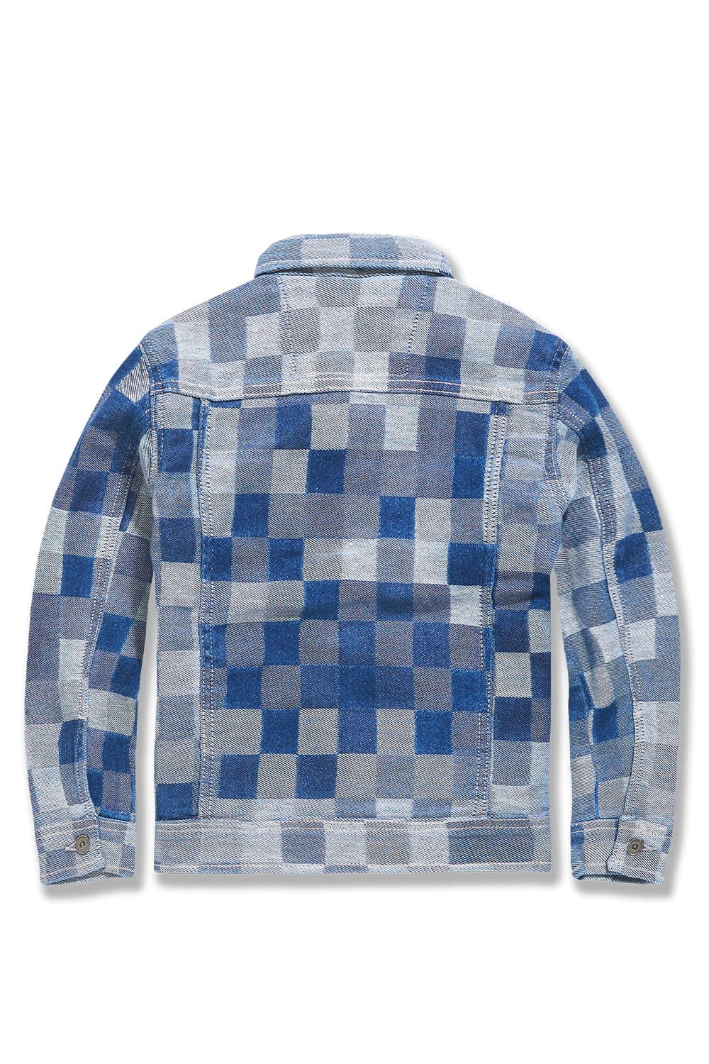 Kids Illusion Denim Trucker Jacket (Aged Wash) - Image 8