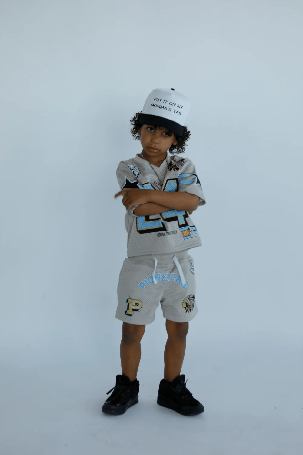 Kids Pioneer Football Jersey (Cream) - Image 20