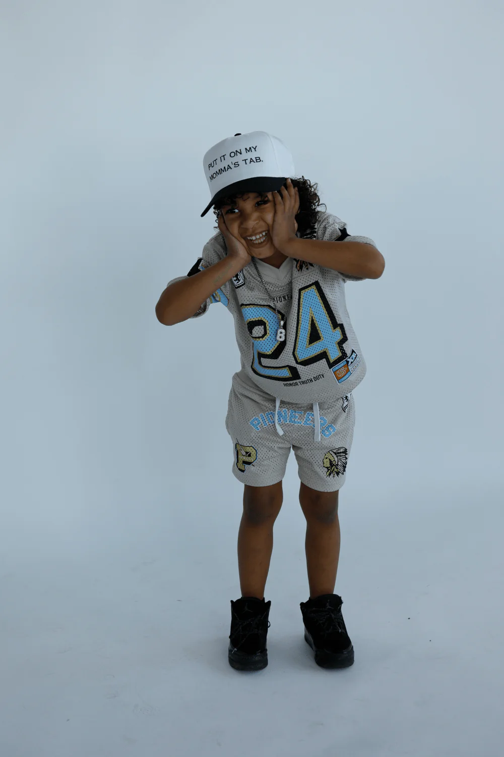 Kids Pioneer Football Jersey (Cream) - Image 21