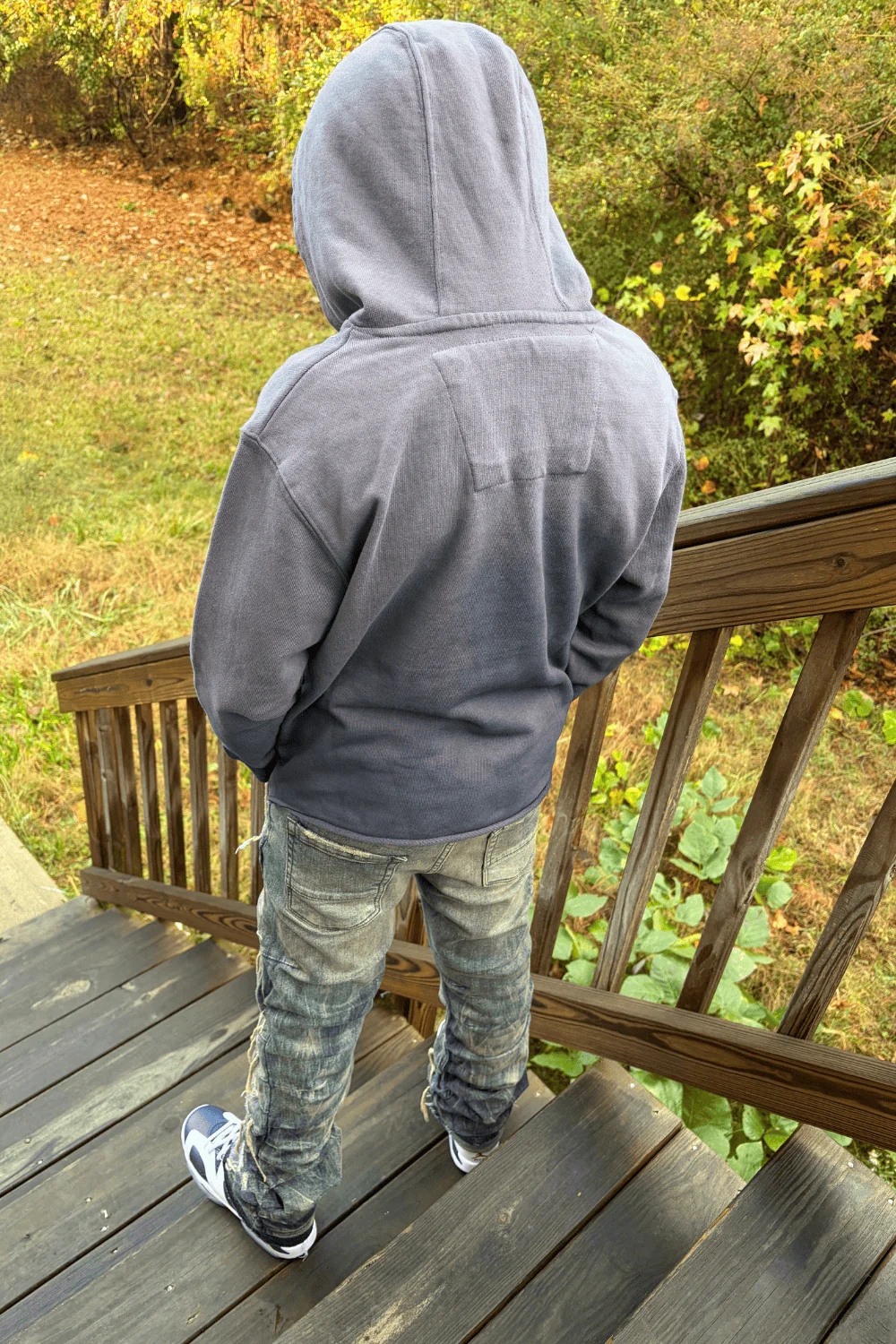 Kids Stacked Ripple Effect Denim (Desert Storm) - Image 4