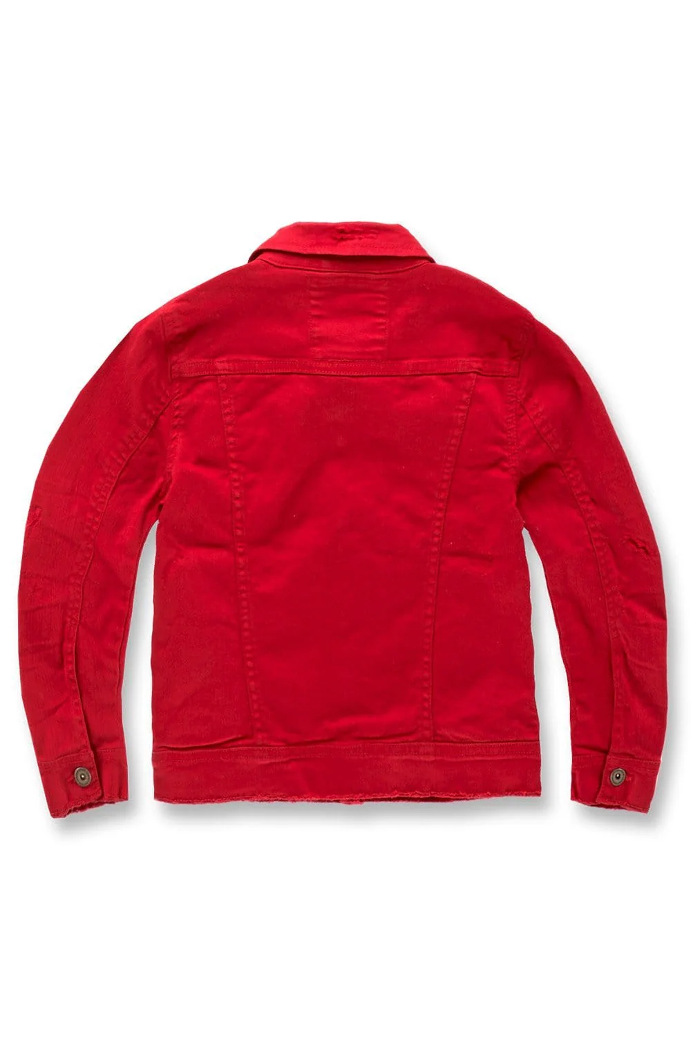Kids Tribeca Twill Trucker Jacket (Core Colors) - Image 16
