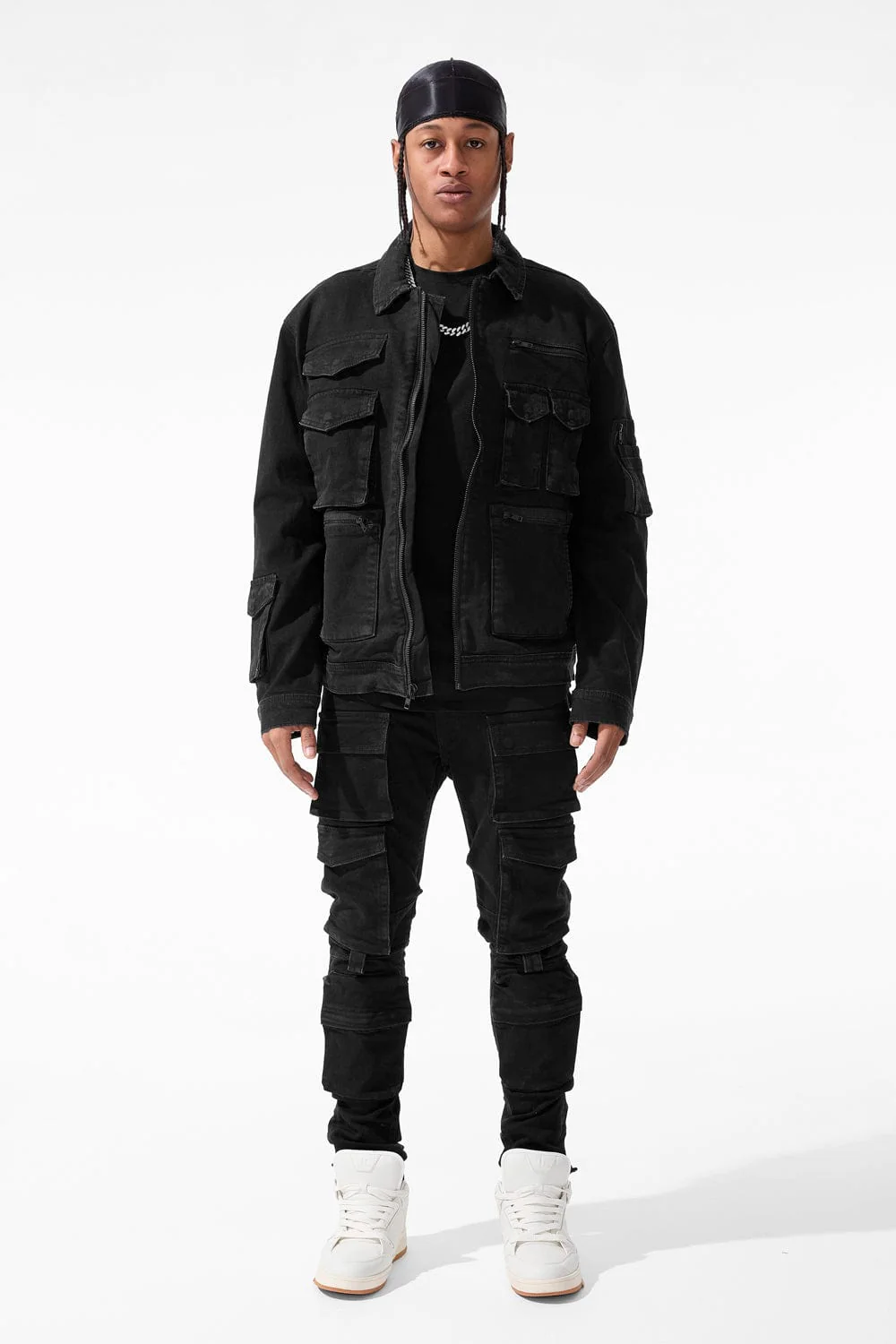 Legion Denim Trucker Jacket (Vintage Black) - Image 3