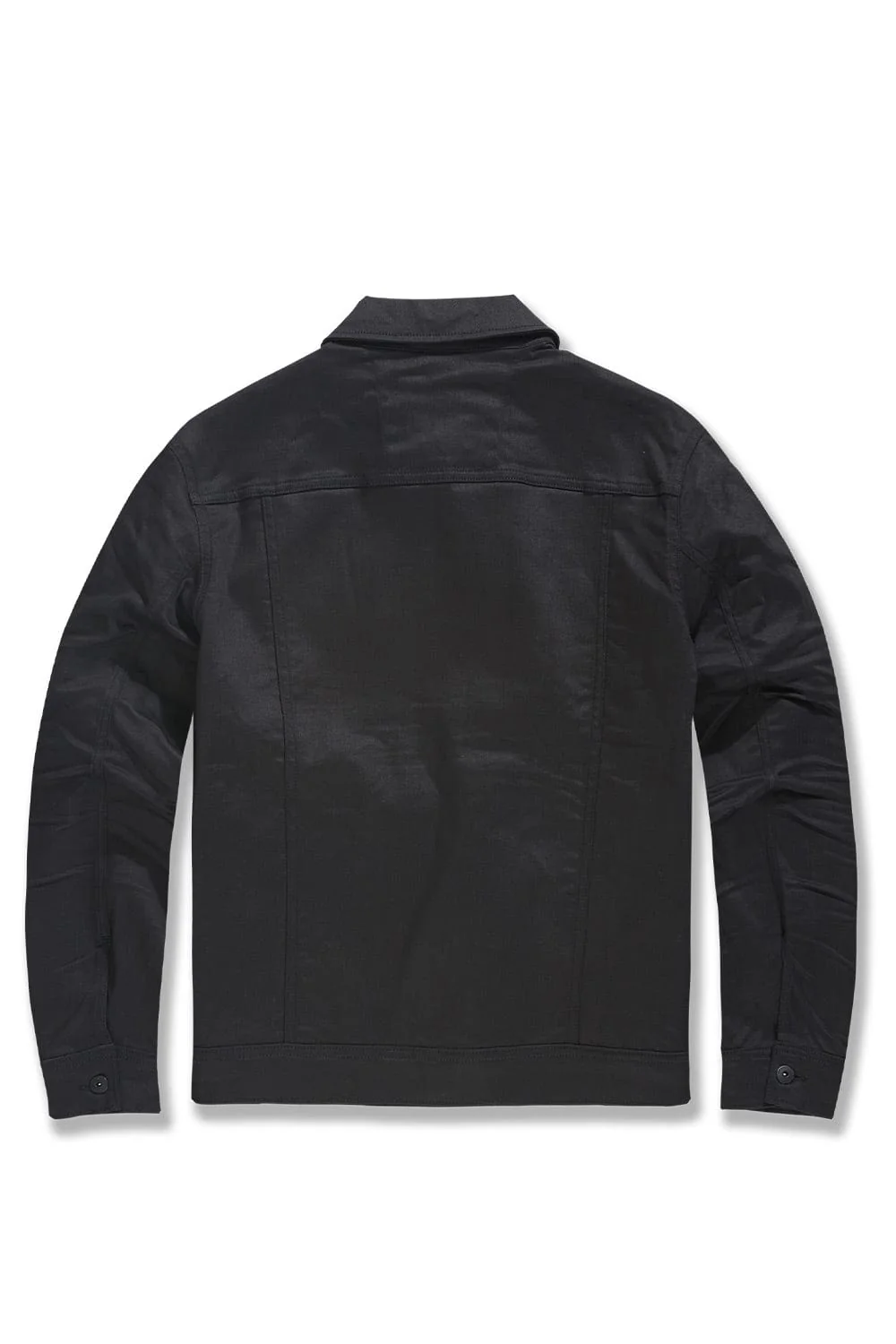 Obsidian Denim Trucker Jacket (Black) - Image 4