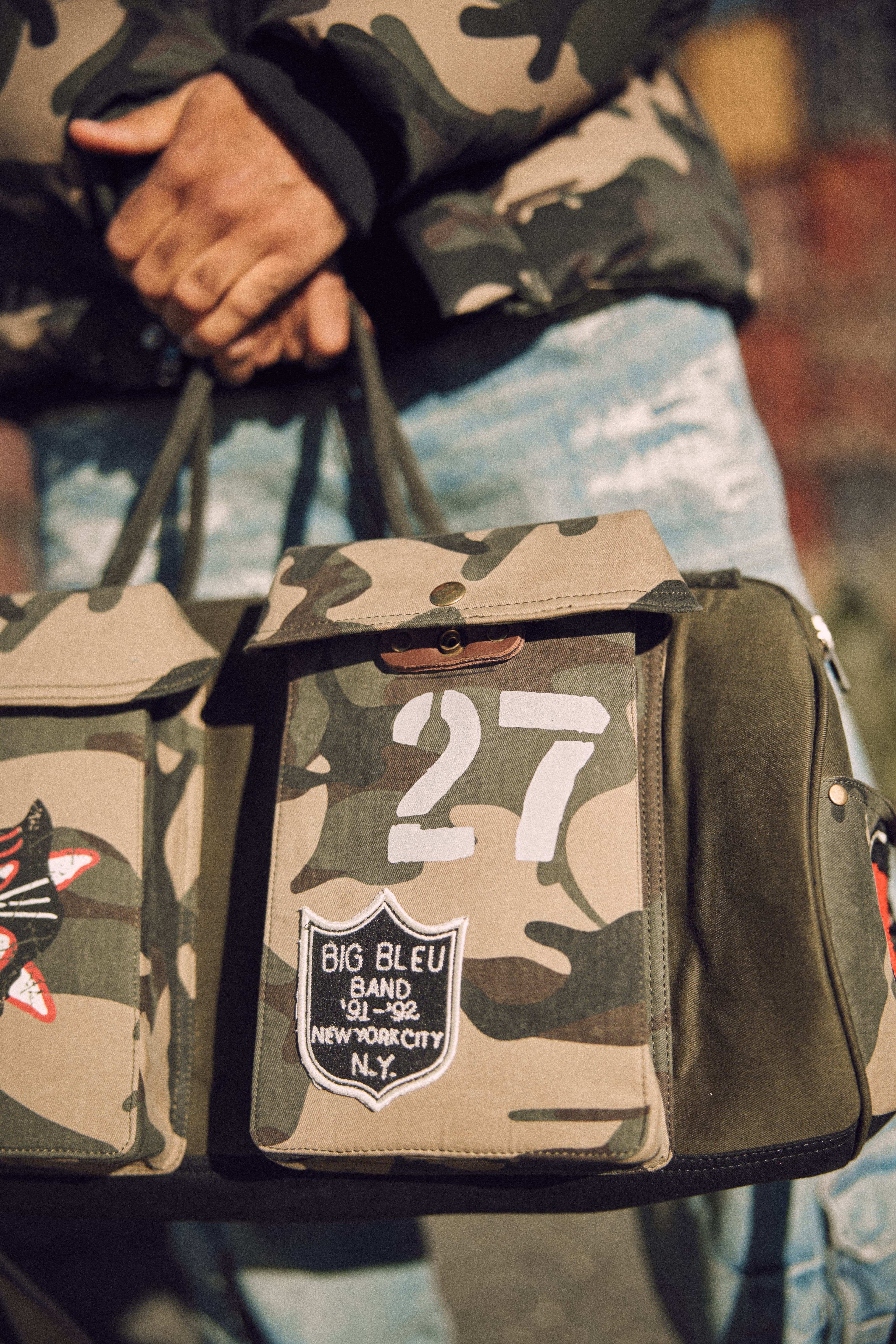 Purple Heart Duffle Bag (Woodland) - Image 14