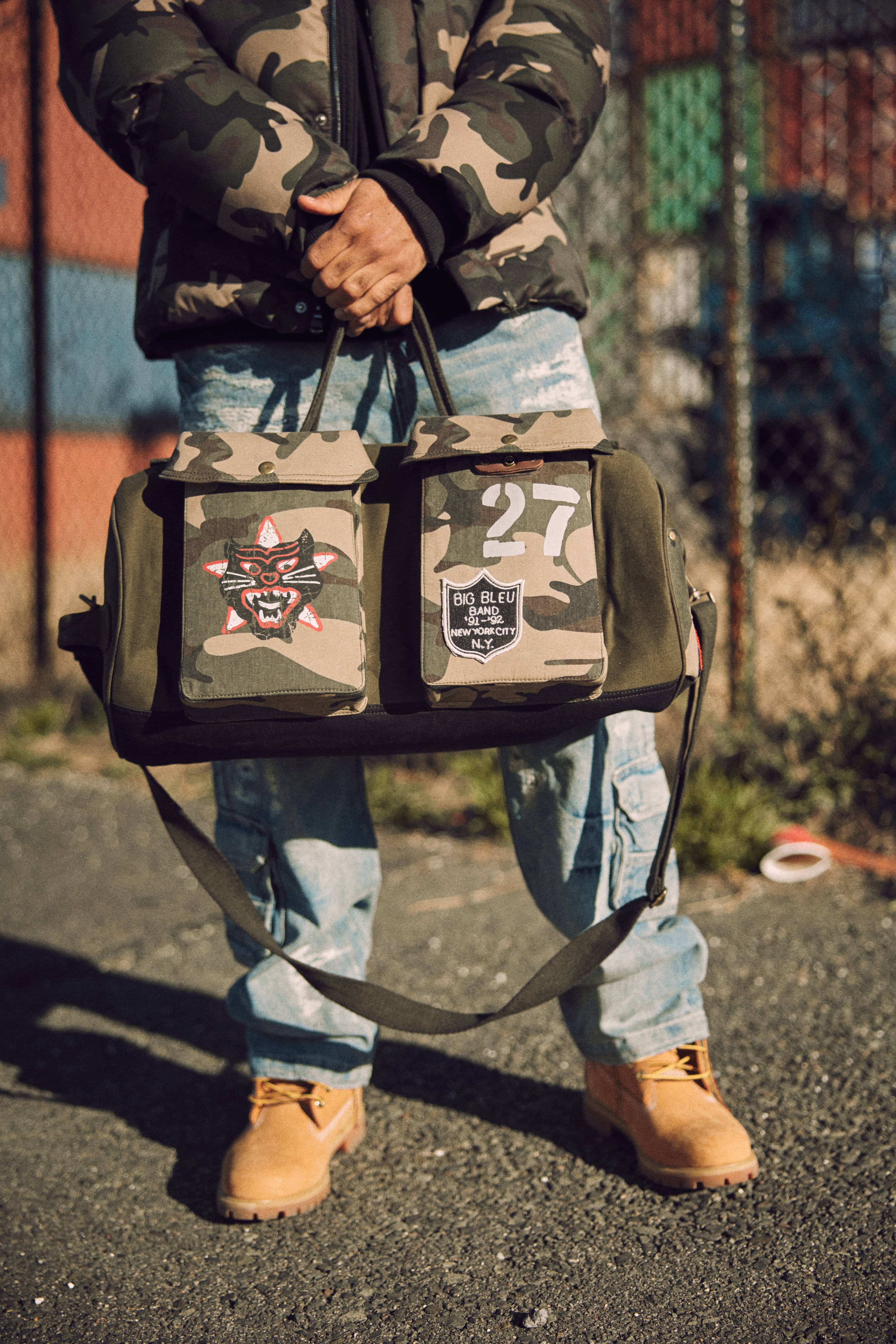 Purple Heart Duffle Bag (Woodland) - Image 4