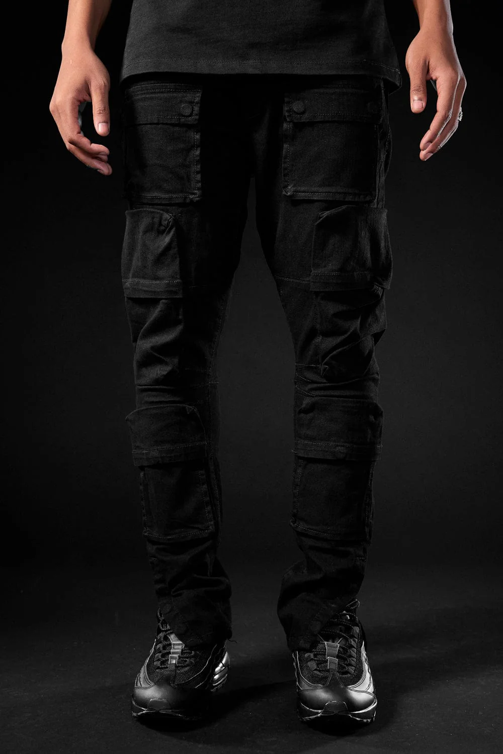 Ross - Maui Cargo Pants (Jet Black) - Image 4