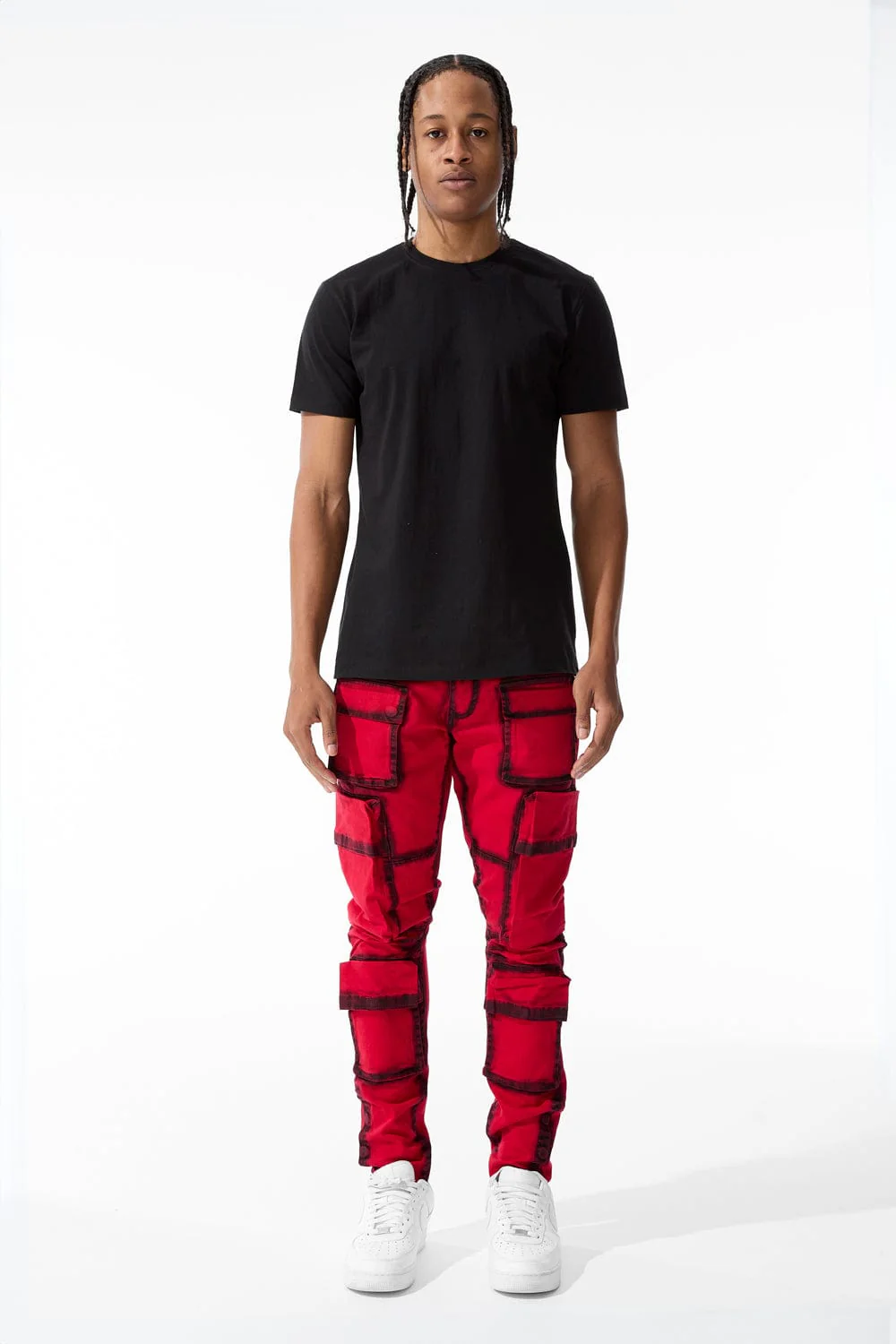 Ross - Maui Cargo Pants (Red) - Image 3
