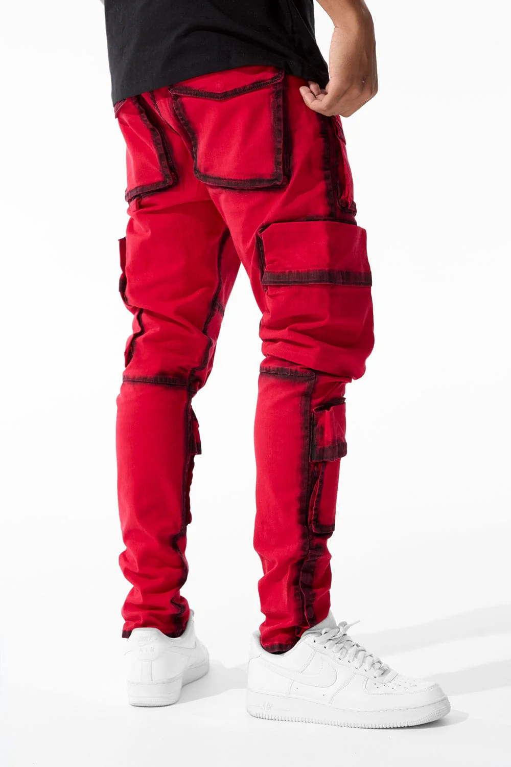 Ross - Maui Cargo Pants (Red) - Image 4