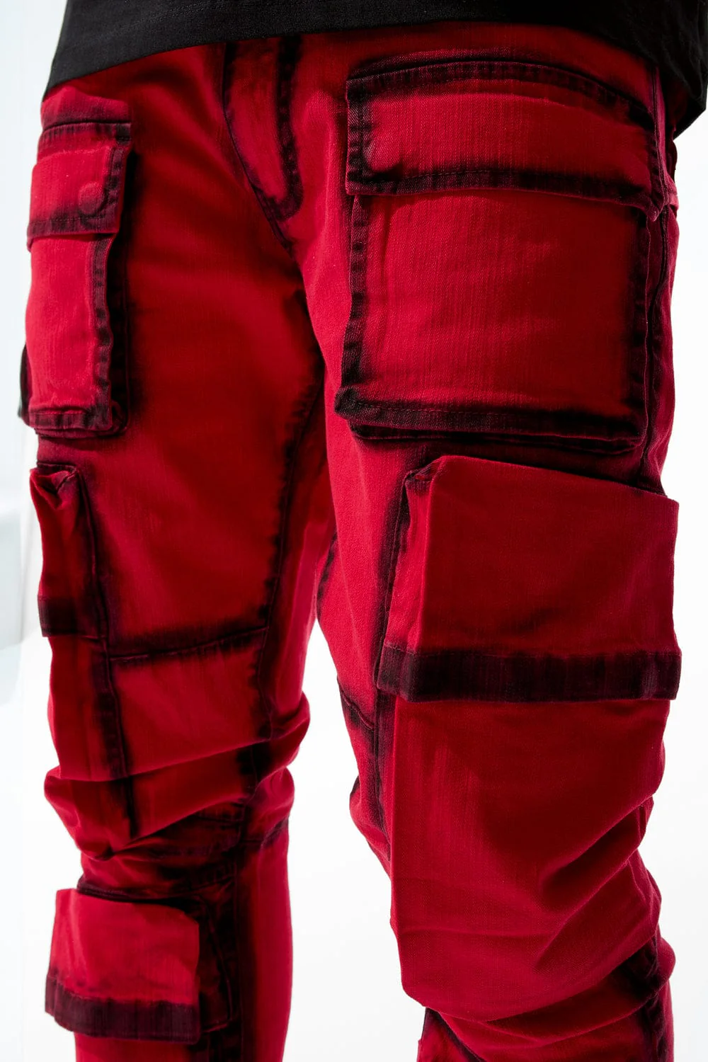Ross - Maui Cargo Pants (Red) - Image 5