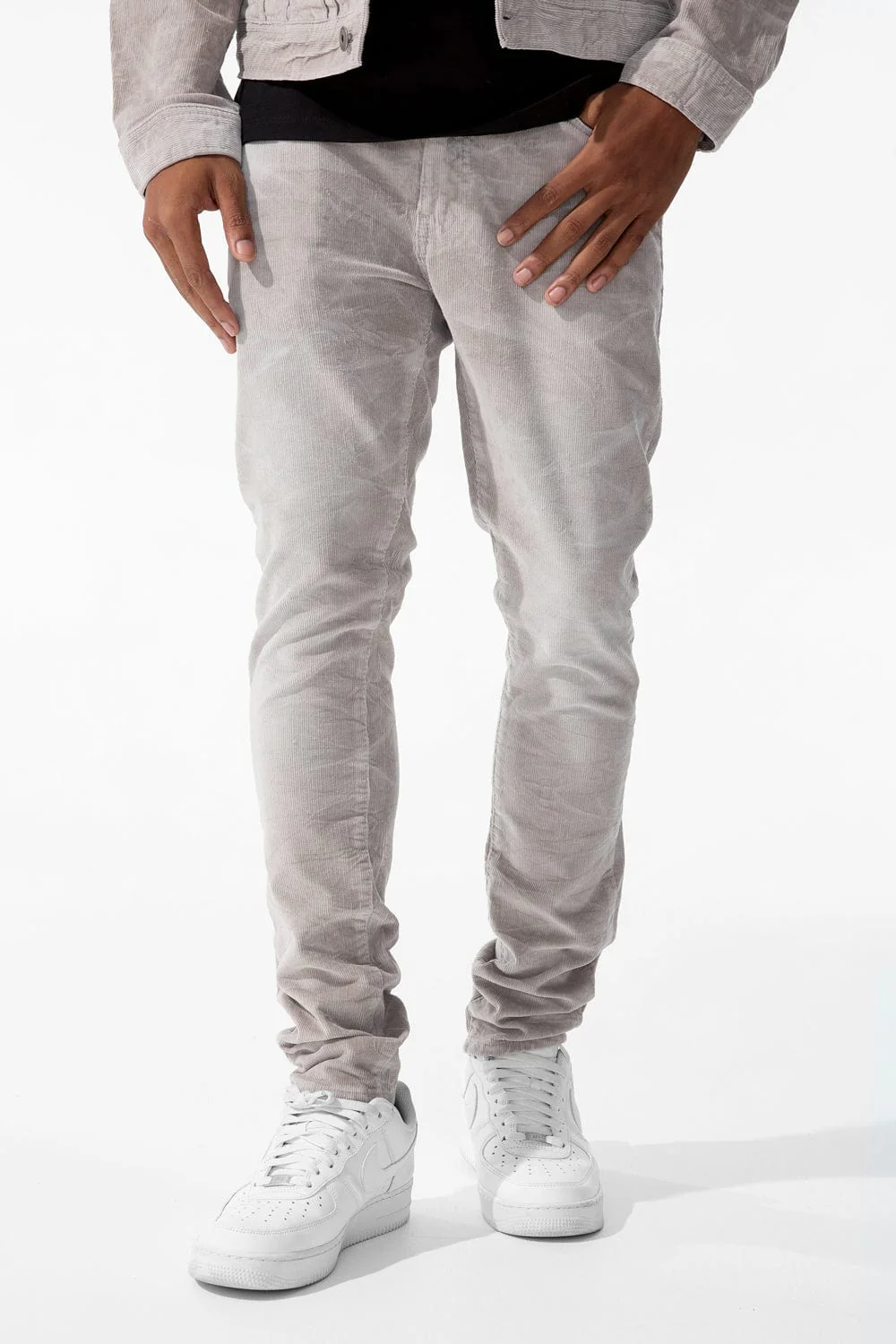 Slim Taper Fit - Atlas Corduroy Pants - Sean Collection - Image 9