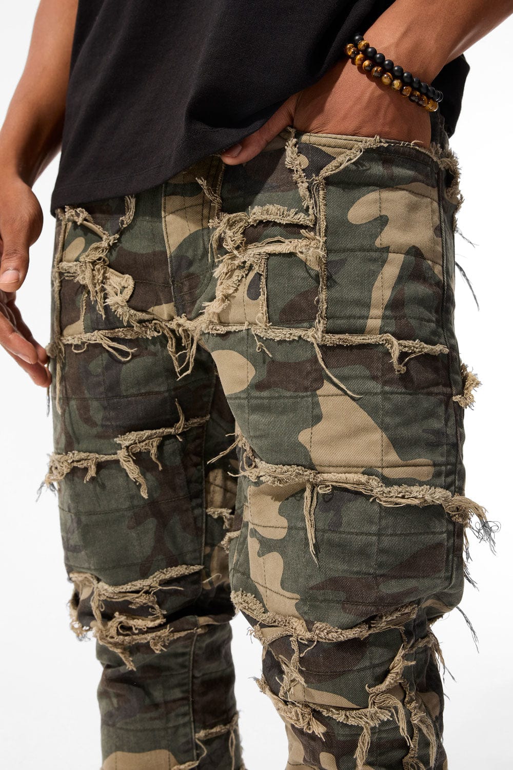 Slim Taper Fit - Bengal Denim (Woodland) - Sean Collection - Image 4