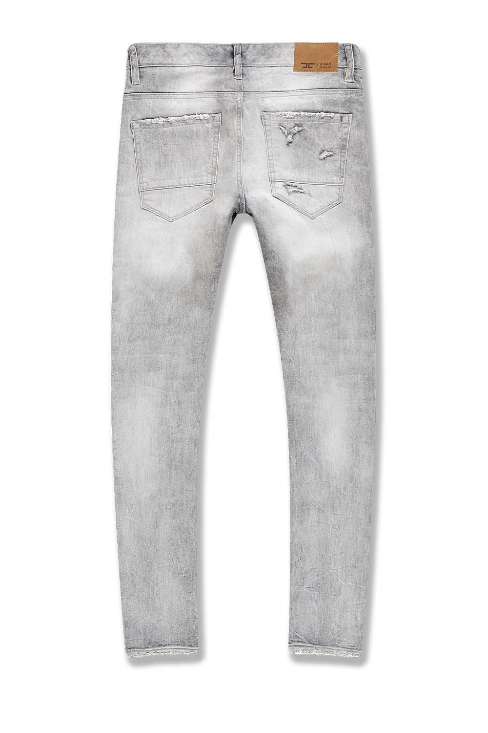 Slim Taper Fit - Elmhurst Denim (Cement Wash) - Sean Collection - Image 3