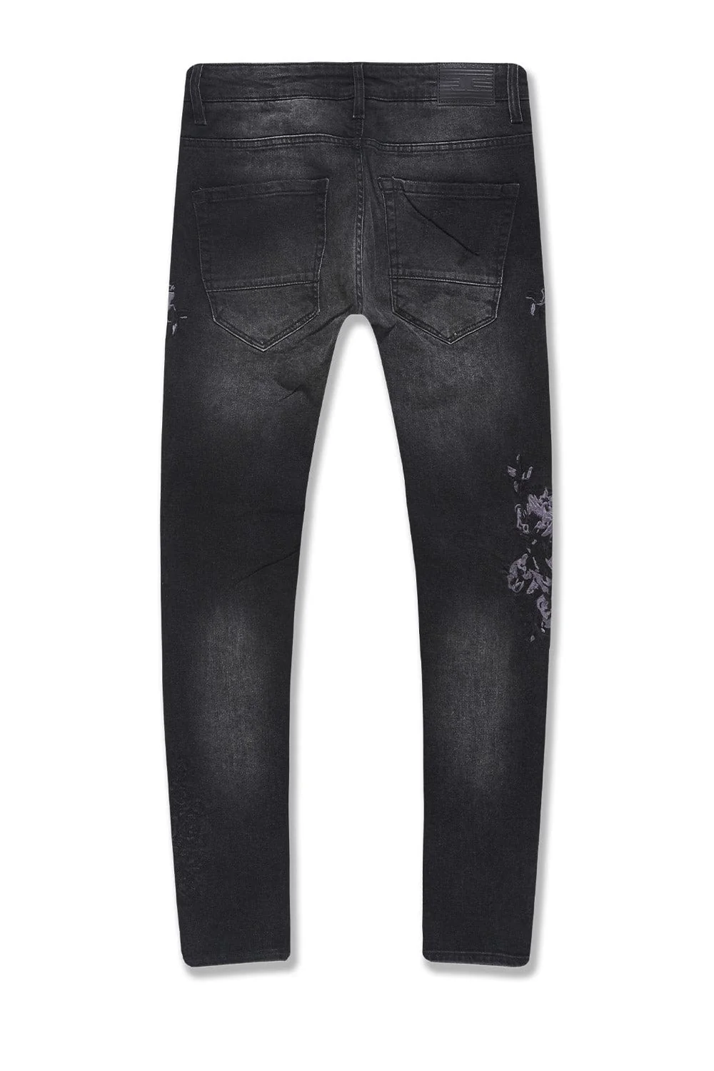 Slim Taper Fit - Eternal Darkness Denim (Black Shadow) - Sean Collection - Image 7