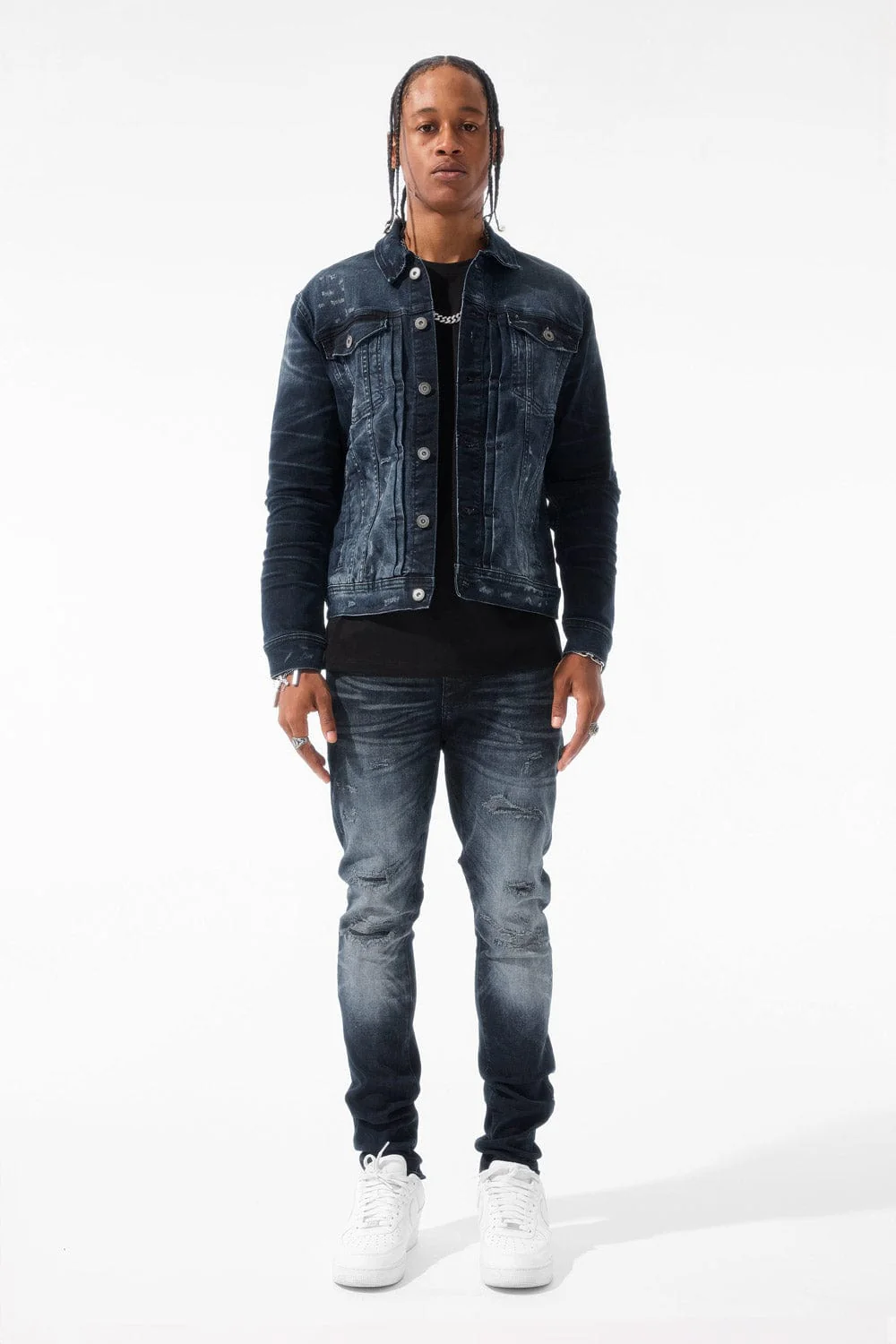 Slim Taper Fit - Meadowlands Denim (Azure) - Sean Collection - Image 7
