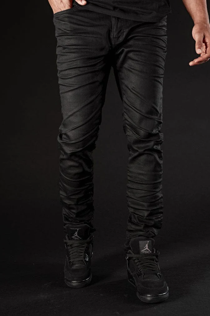 Slim Taper Fit - Obsidian Denim (Black) - Sean Collection - Image 5