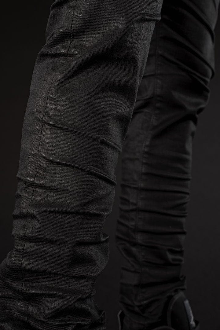 Slim Taper Fit - Obsidian Denim (Black) - Sean Collection - Image 7