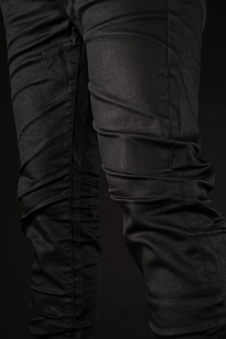 Slim Taper Fit - Obsidian Denim (Black) - Sean Collection - Image 8