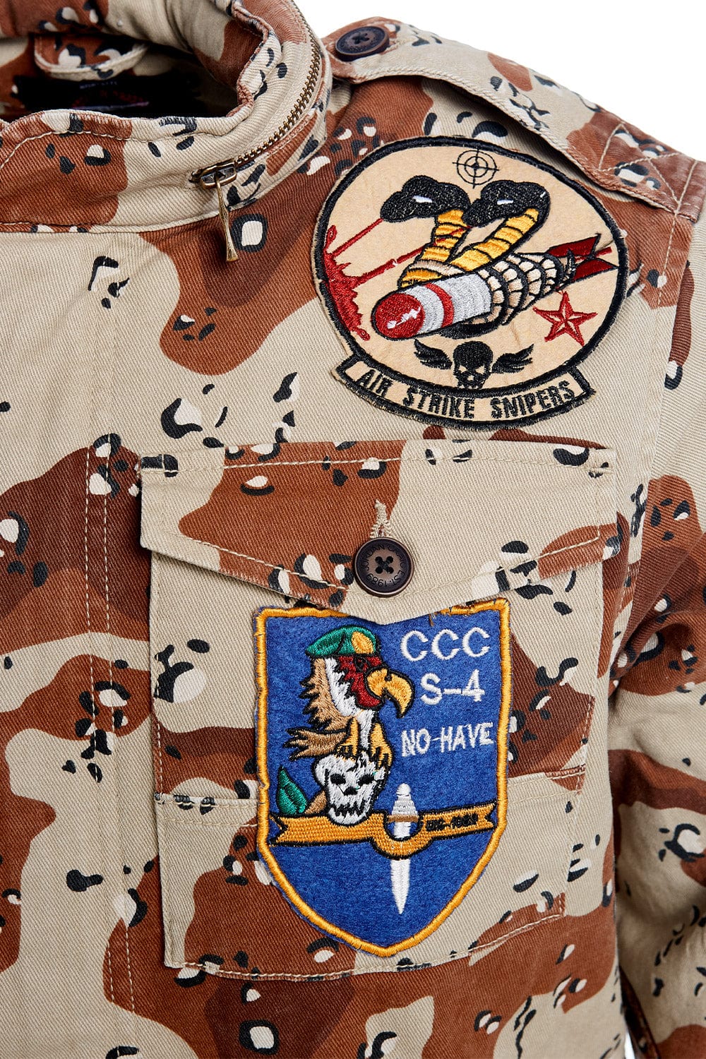 War Report Military Jacket (Desert Camo) - Image 14