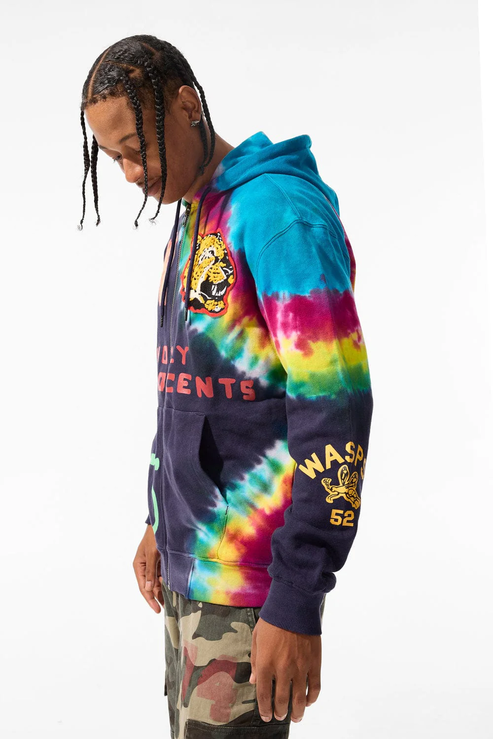 Wooster Zip Up Hoodie (Purple) - Image 6