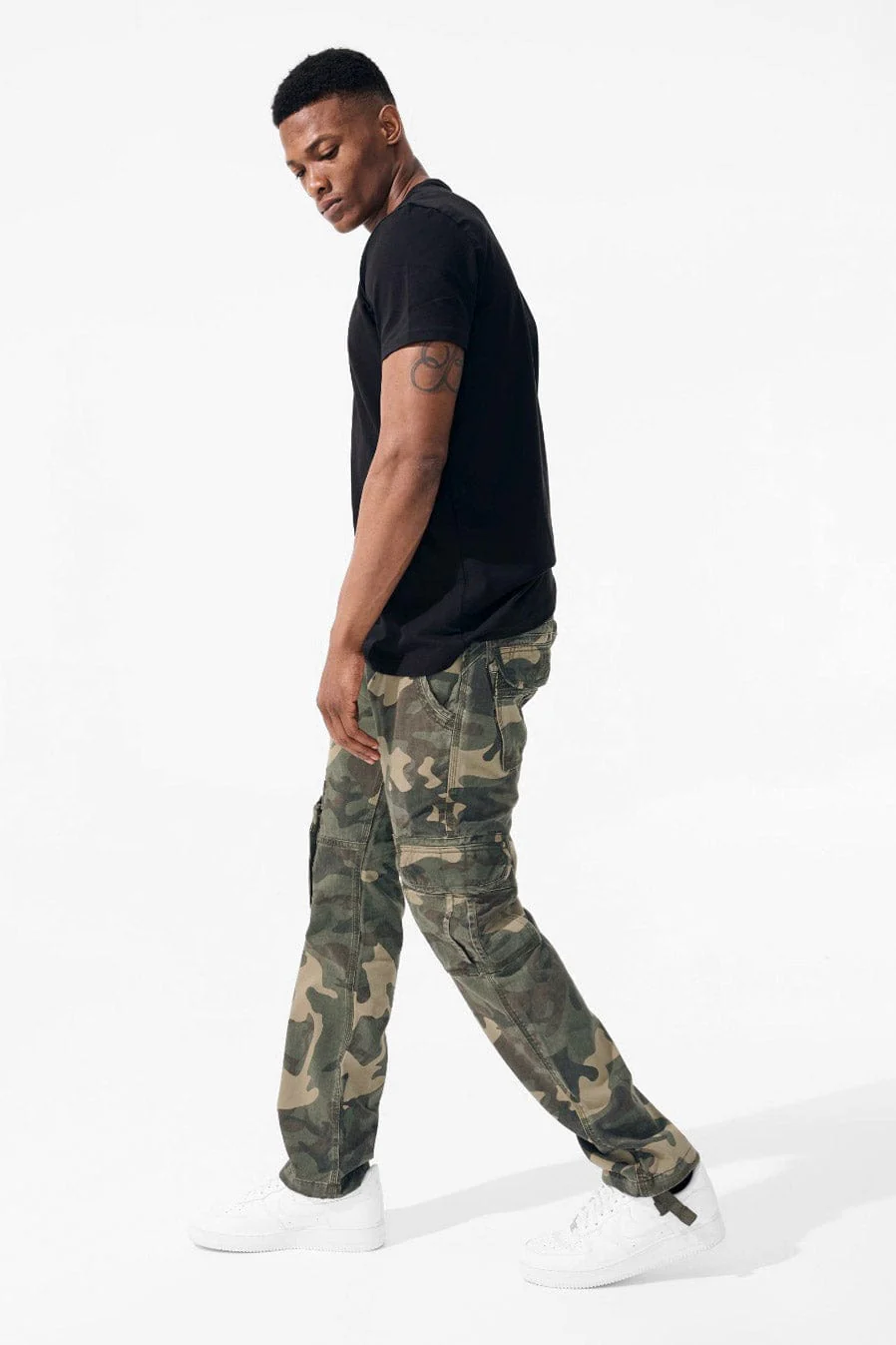 Xavier - OG Camo Cargo Pants (Woodland) - Image 3