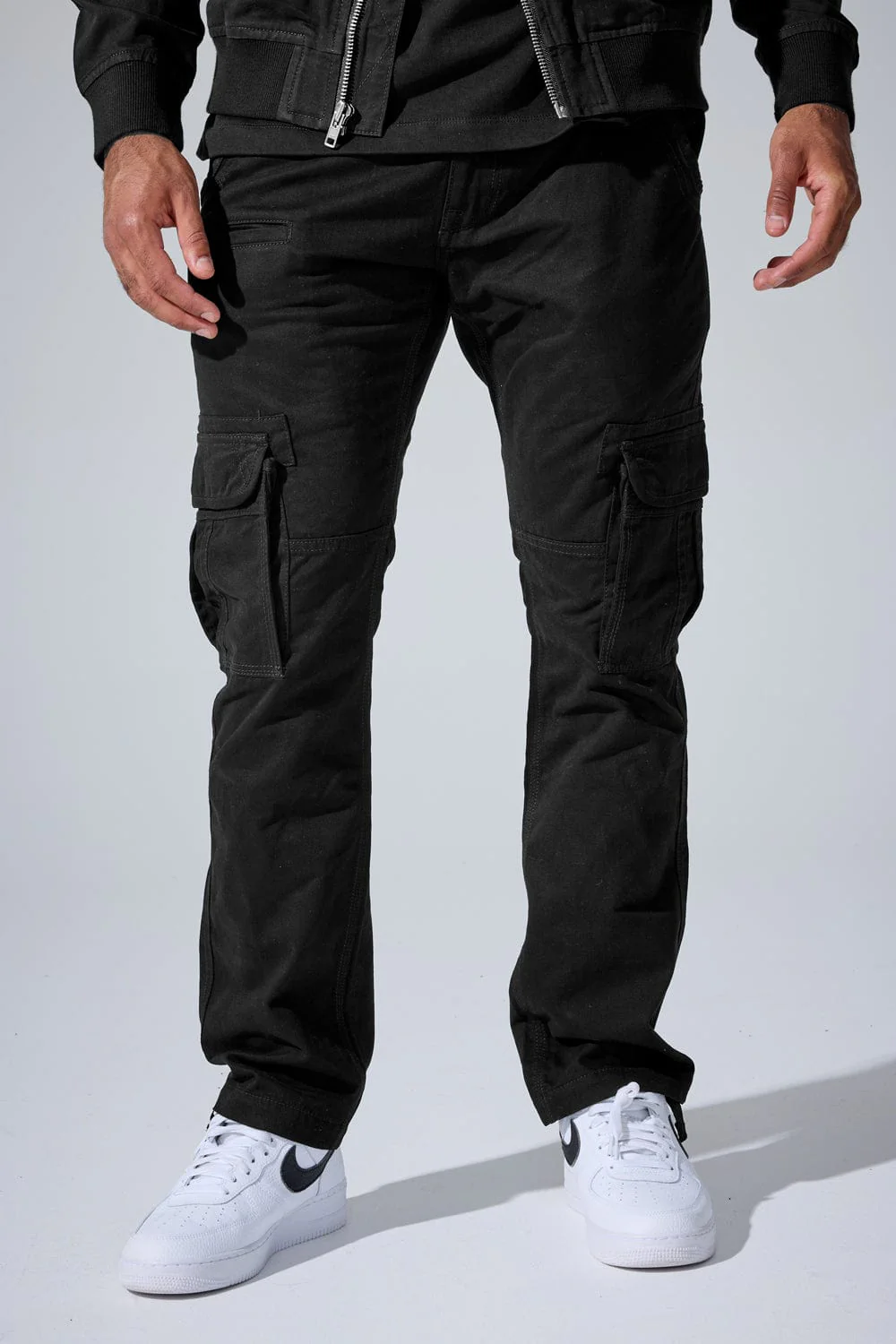 Xavier - OG Cargo Pants (Black) - Image 3