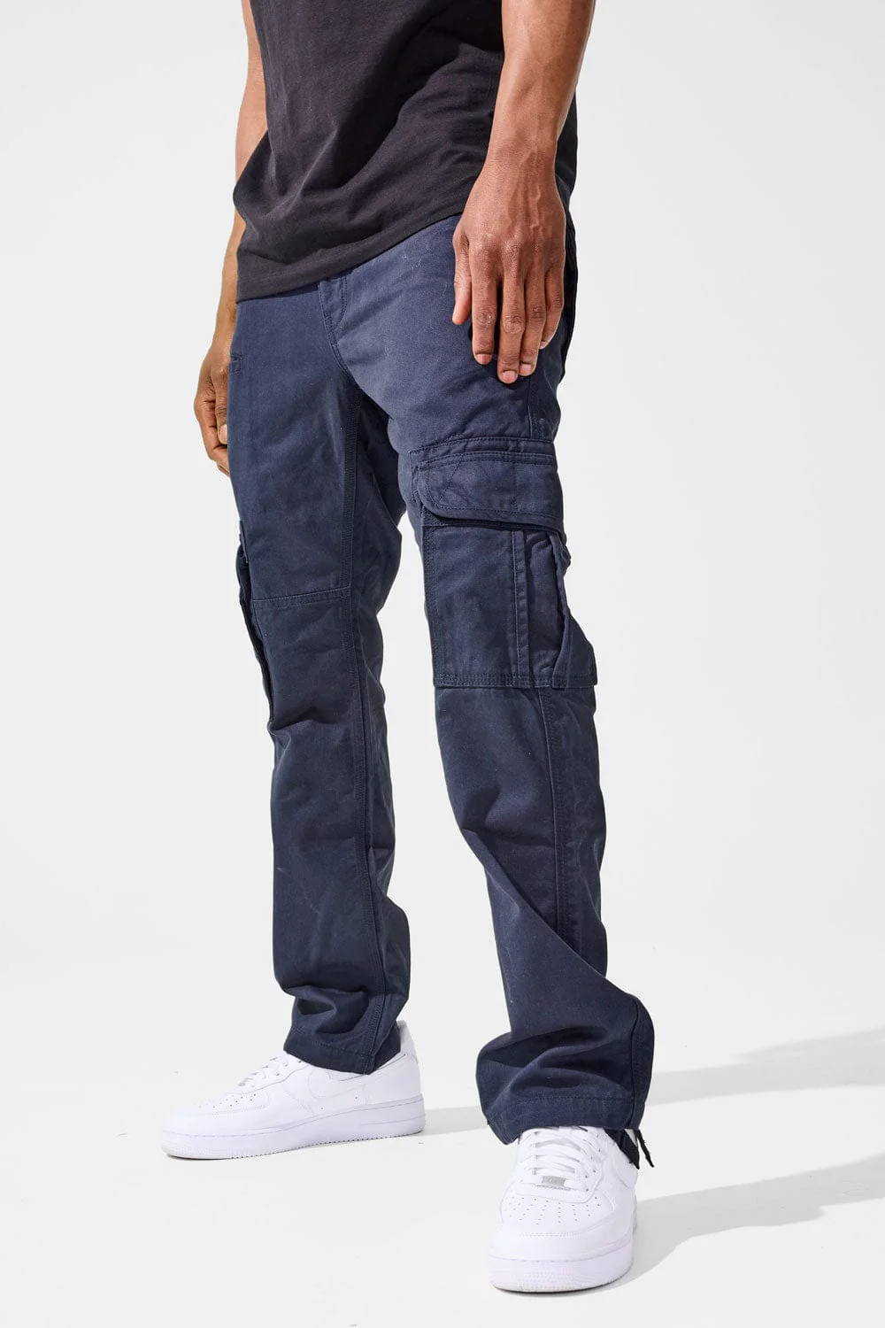 Xavier - OG Cargo Pants (Navy) - Image 3