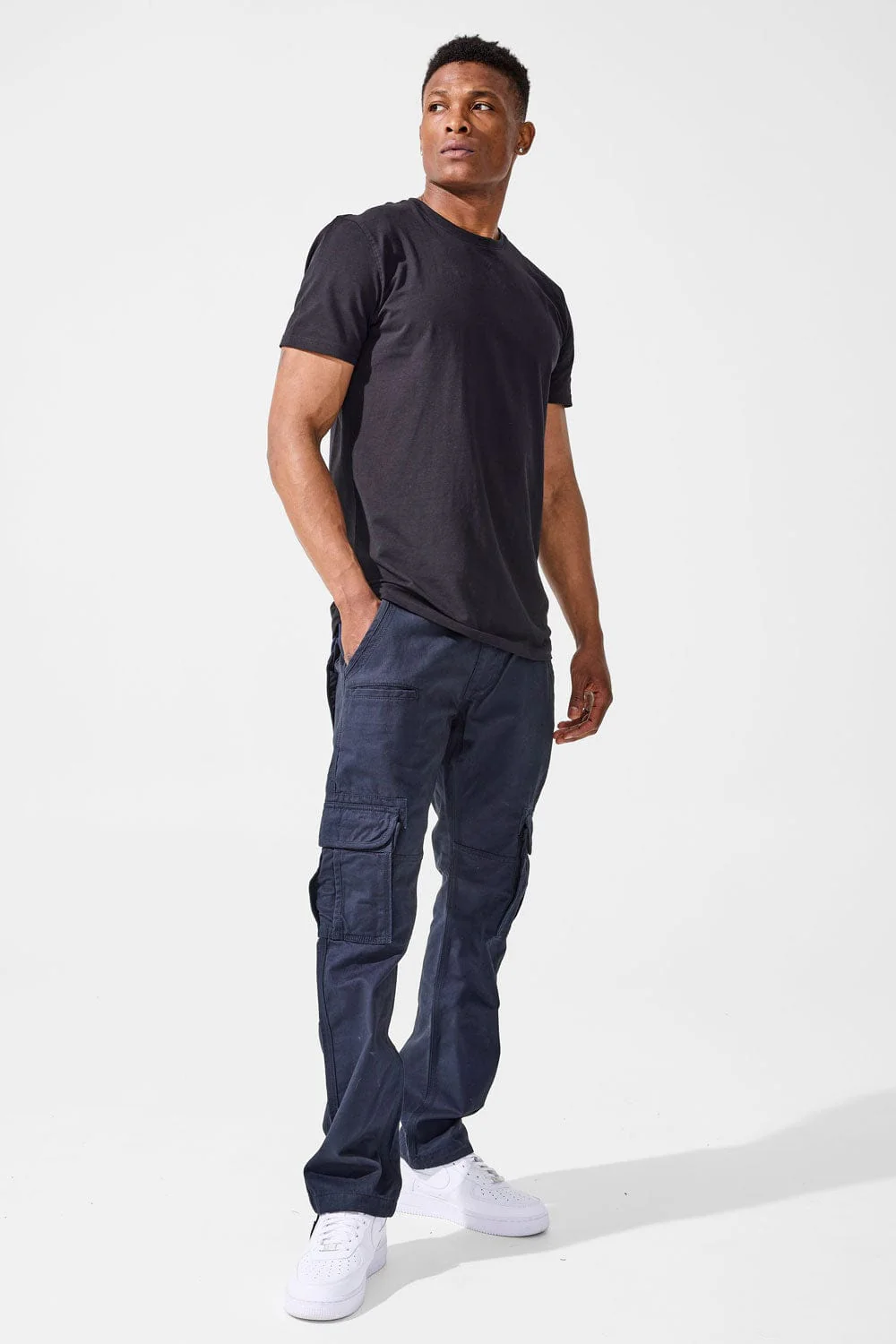 Xavier - OG Cargo Pants (Navy) - Image 4